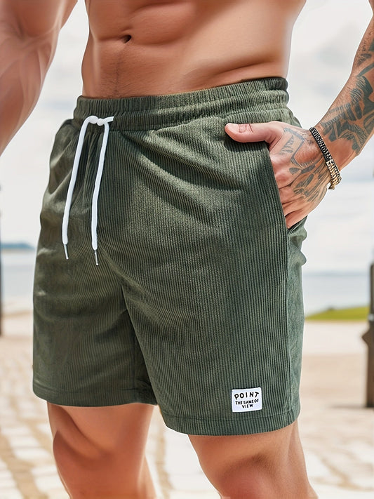 Alessio | Herren Corduroy Kurze Shorts