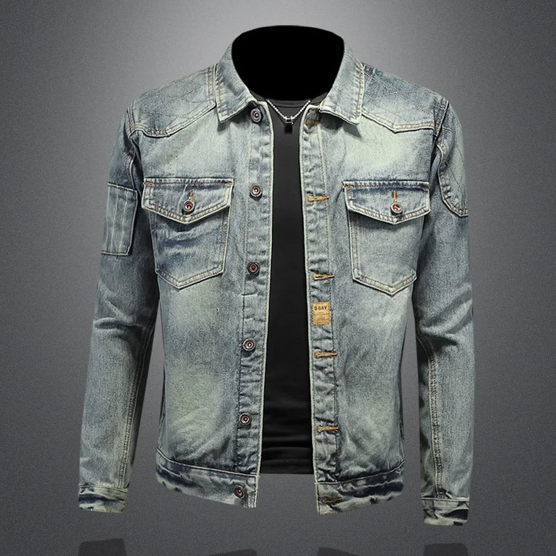 Carl | Retro-Denimjacke