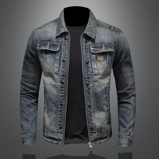 Carl | Retro-Denimjacke